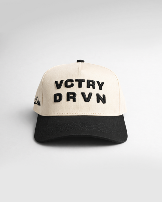God Did - 5-Panel Hat - Cream/Black